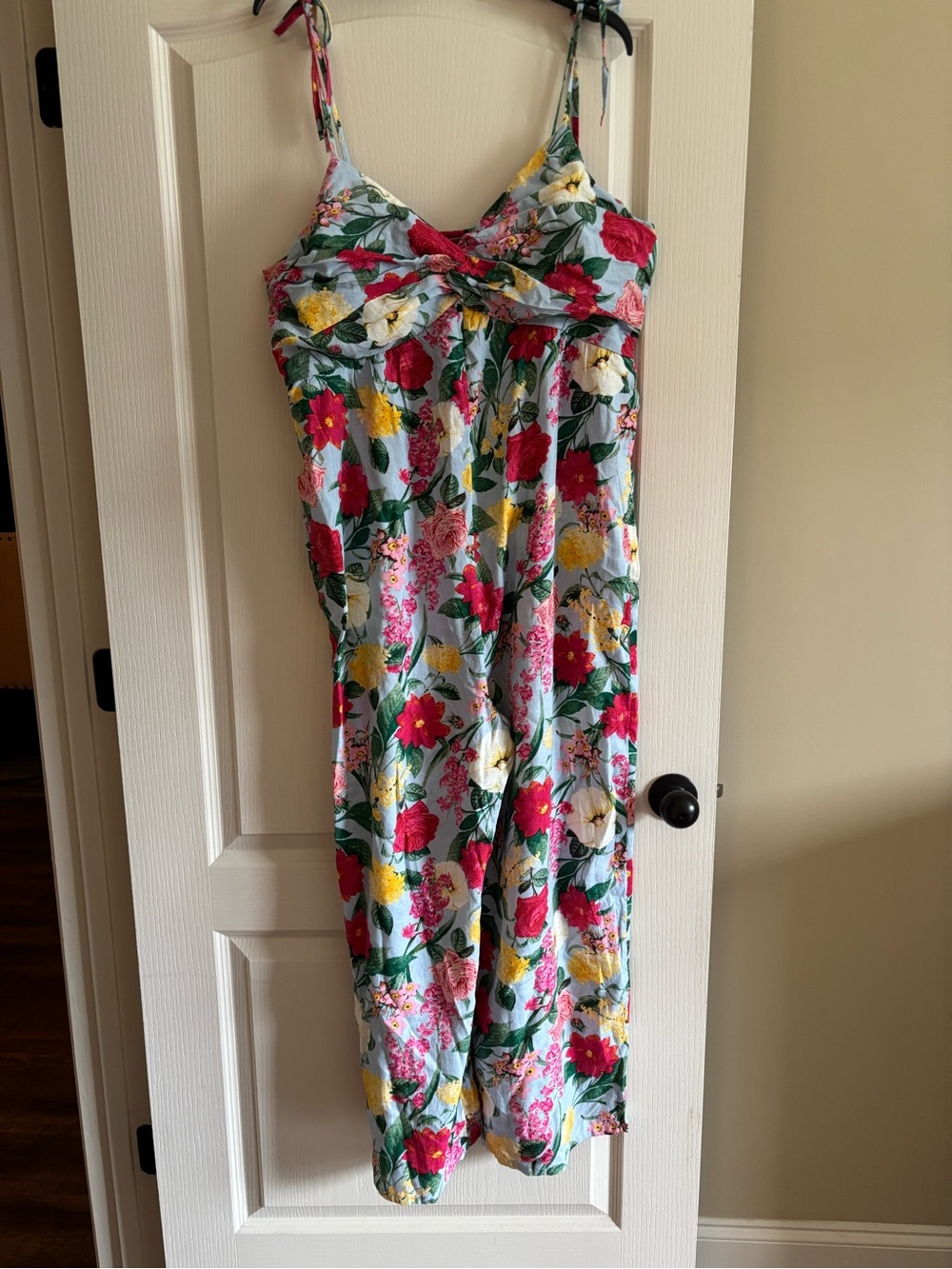 Old Navy Floral One-Piece Romper - Pink & Yellow Floral